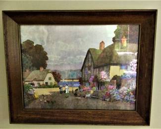 Vintage Foil Art by Earnest Boyle Uden (1911--1986)