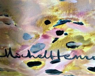 Michel Henery Orinal Oil A Closer Look!