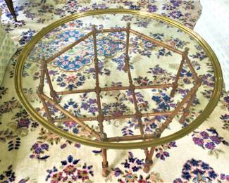 Vintage Baker Hollywood Regency Faux Bamboo 