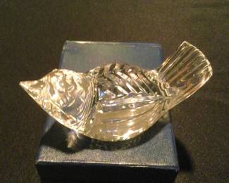 Waterford Bird Paperweight