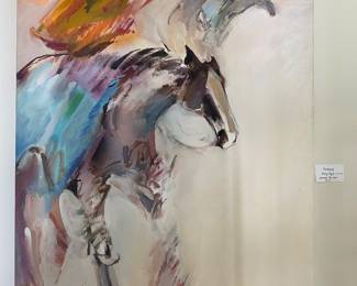 Painting by Veloy Vigil (1931-1997) 68 x 50