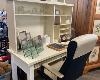 Computer desk and chair