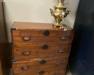$ drawer Tansu chest--2 pieces