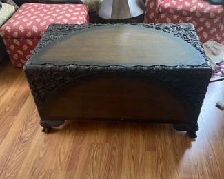 Antique oriental chest