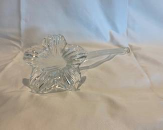 1 of 2 Art Glass Flower