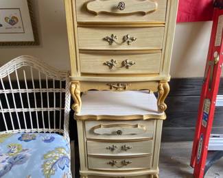 pair provincial nightstands