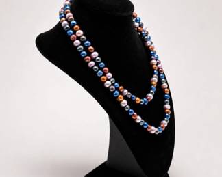 84 GemmaCNewYorkMulticolorFreshwaterPearlNecklace
