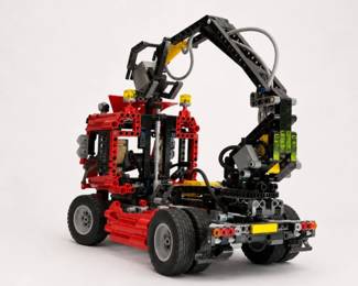 12 LEGOTechnicLoggingTruckCraneVehicleModel