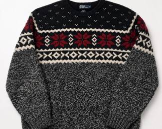 71 PoloRalphLaurenWoolHandKnitNordicSweater