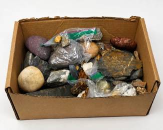 44 MixedRockMineralCollectionSpecimenLot