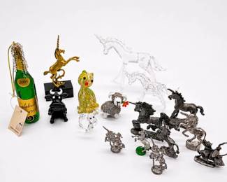 54 MuranoArtGlassFantasyMiniatureCollectorLot