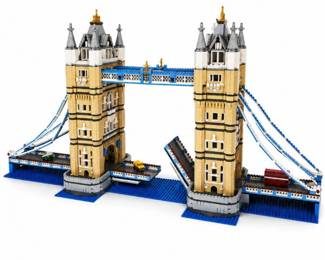 90 LEGOTowerBridgeArchitectureDisplaySetModel