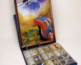 125 VintagePokmonCardBinderCollectionLotWOTCEraAndArt