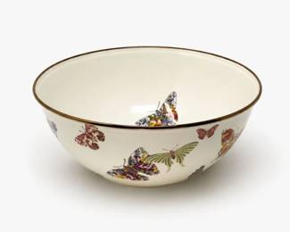 178 MacKenzieChildsButterflyGardenServingBowl