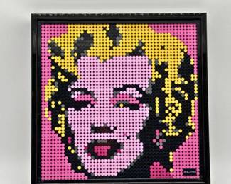 110 AndyWarholMarilynMonroeLEGOBrickArtFramed