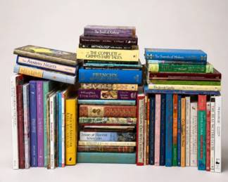 198 VintageChildrensFairyTaleMythologyBookLot