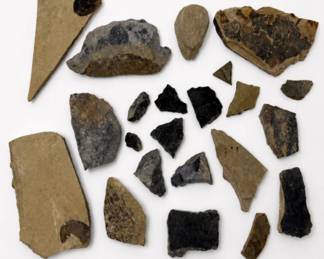 26 VintageSedimentaryRockFossilStudyCollection