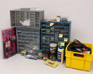 195 WorkshopHardwareOrganizerPartsStorageMysteryBundle