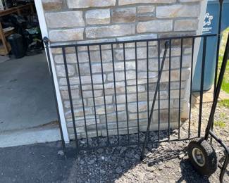 Wrought iron gate