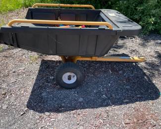 Craftsman pull behind dump cart