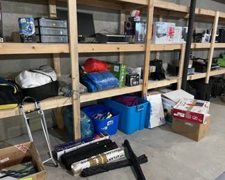 Lots of tools, camping stuff
