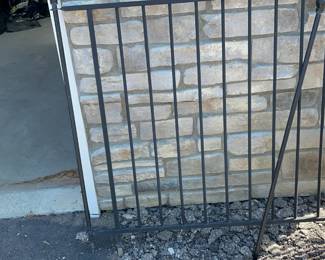 Wrought iron gate