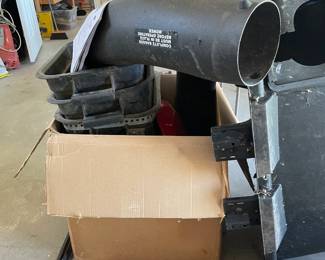 Craftsman leaf catcher and bins