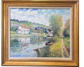 French impressionist landscape by Yetivarti Kaprielian