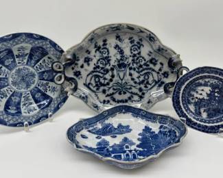 Antique blue and white porcelain