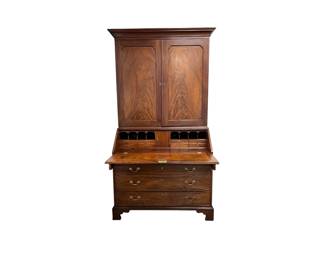 Early American walnut secretary