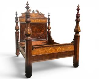 Queen size impressive French Empire bed