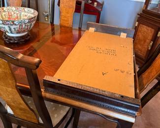 #9 Broyhill Dining Table 62-98x40x30 $175.00 2 leaves