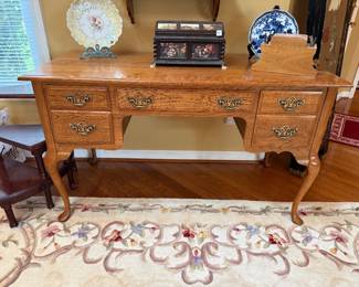 #14 Bassett Oak Desk 52x24x30 $80.00