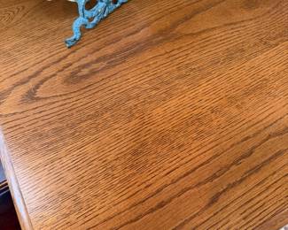 #14 Bassett Oak Desk 52x24x30 $80.00