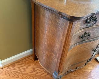 #21 Antique Oak Wash Stand 40x20 SOLD