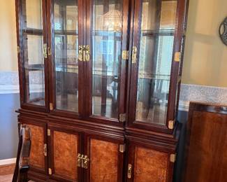 #8 Universal Furniture Co. Lighted China Cabinet 64x16x80 $175.00