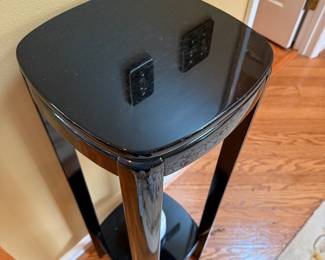 #16 Black Lacquered plant stand 12x35 $40.00
