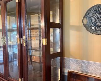 #8 Universal Furniture Co. Lighted china Cabinet 64x16x80 $175.00