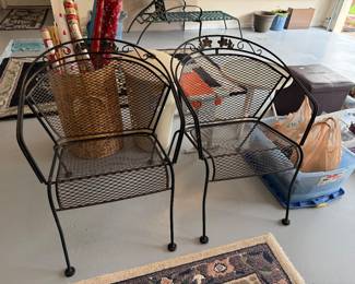 #28 Wrought Iron chairs set of 2 $80.00