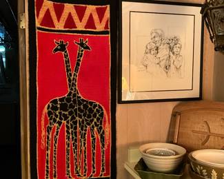 Great giraffe tapestry