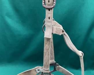 94 Nylon halter with Bling and dark iron hardware