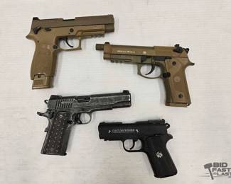 1966 4 Air Soft Pistols