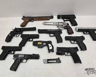 2028 Collection of Soft Pistols and Taser