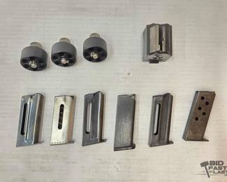 1898 6 Magazines, 3 Speed Loaders, and 1 Ruger Magazine