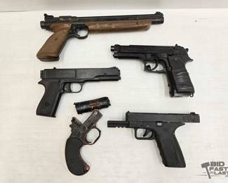 1936 Air Pistols and Flare Gun