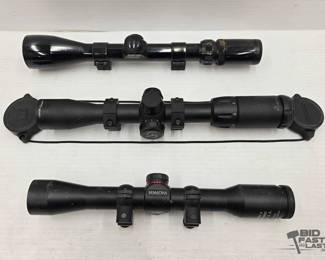 1988 3 Rifle Scopes