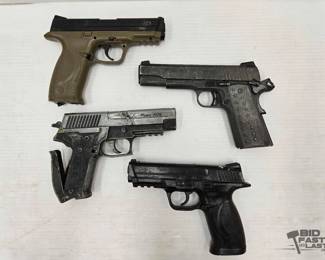 1964 4 Air Soft Pistols