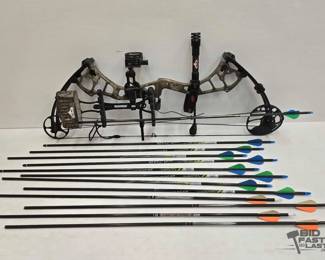 1930 PSE Stinger Max Compound Bow and Arrows