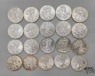 1250 2014 Eagle Silver Dollars 626.6g
