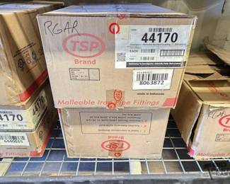 4096 2 Boxes of TSP Brand Malleable Iron Pipe Fittings
